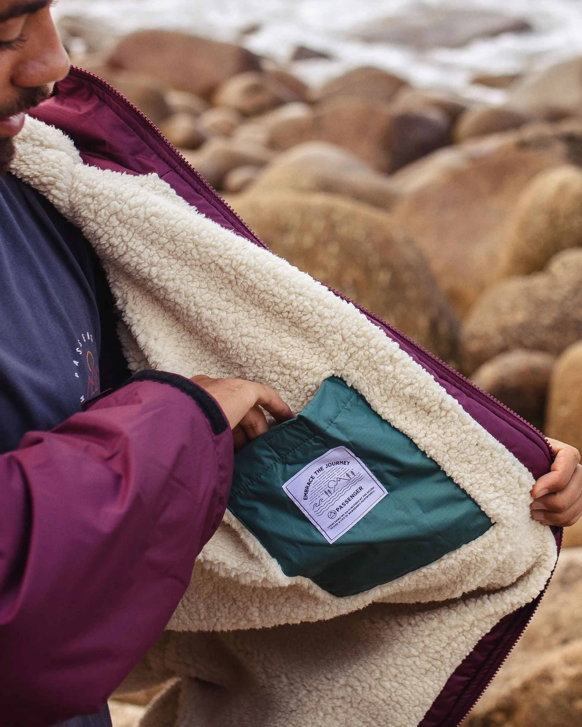 Escapism Sherpa Lined Changing Robe