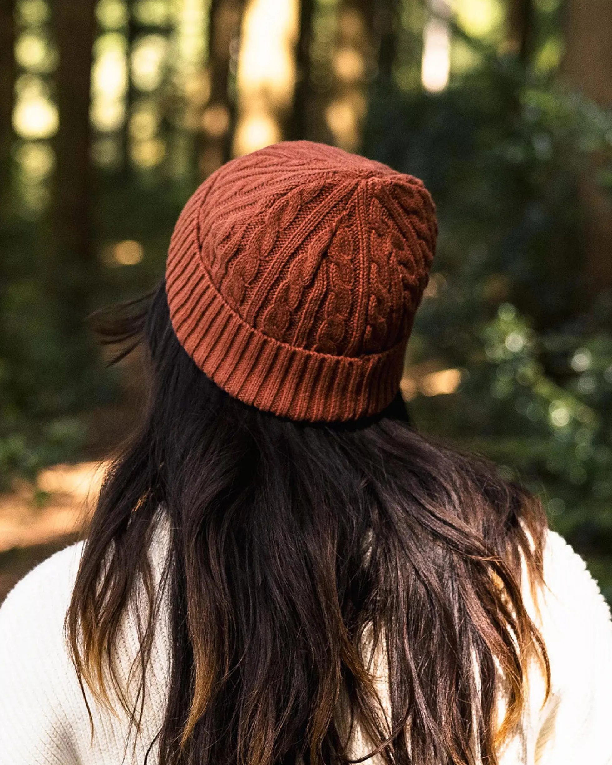 Fireside Cable Knit Beanie