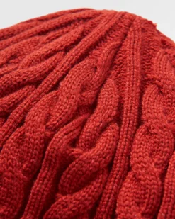 Fireside Cable Knit Beanie