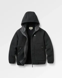 Home Full Zip Hooded Sherpa Fleece