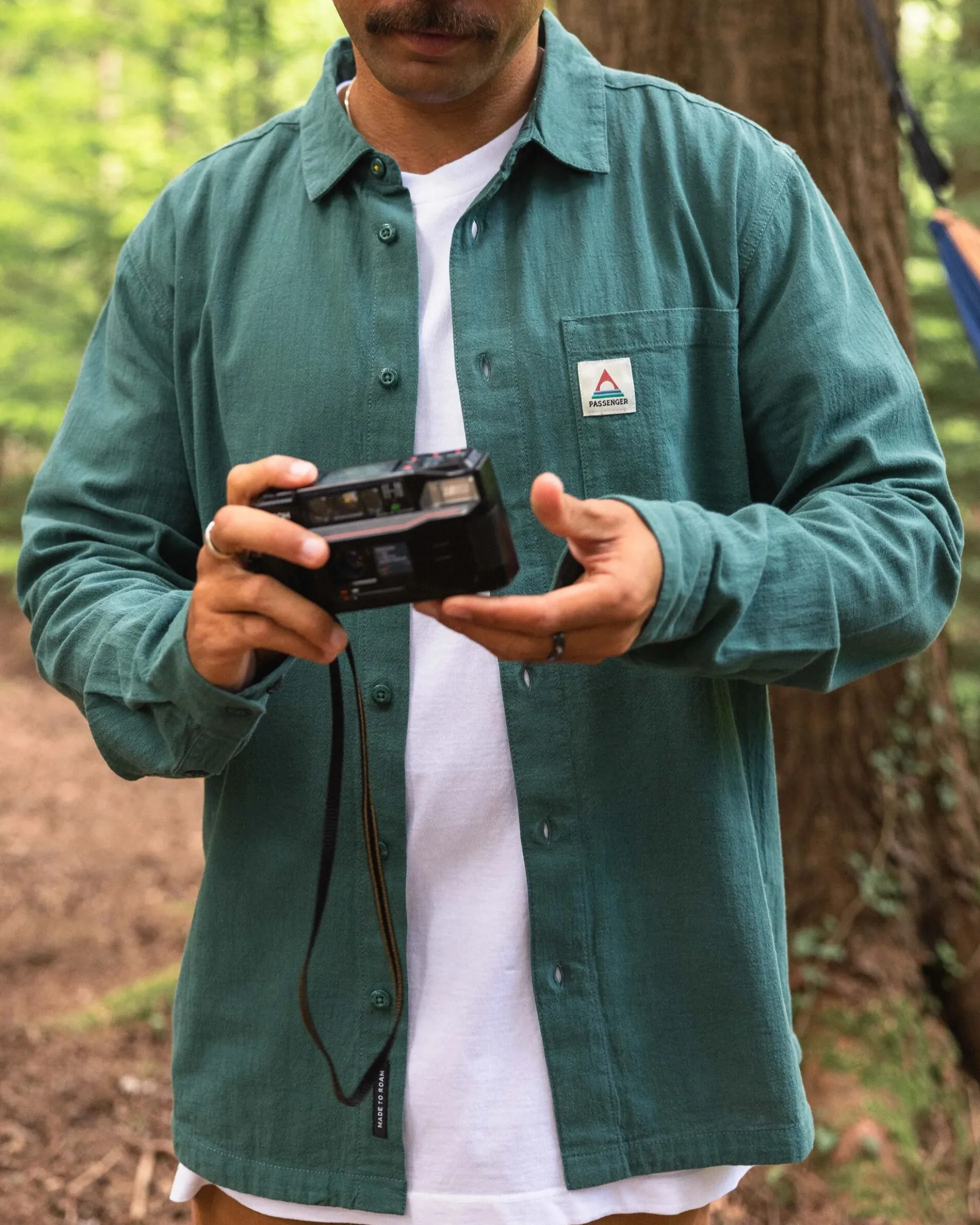 Men's Arica Textured Organic Cotton Shirt
