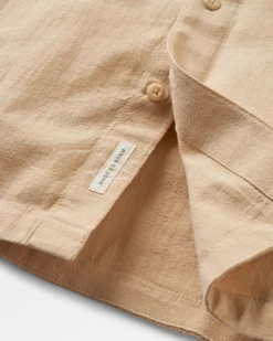 Men's Arica Textured Organic Cotton Shirt