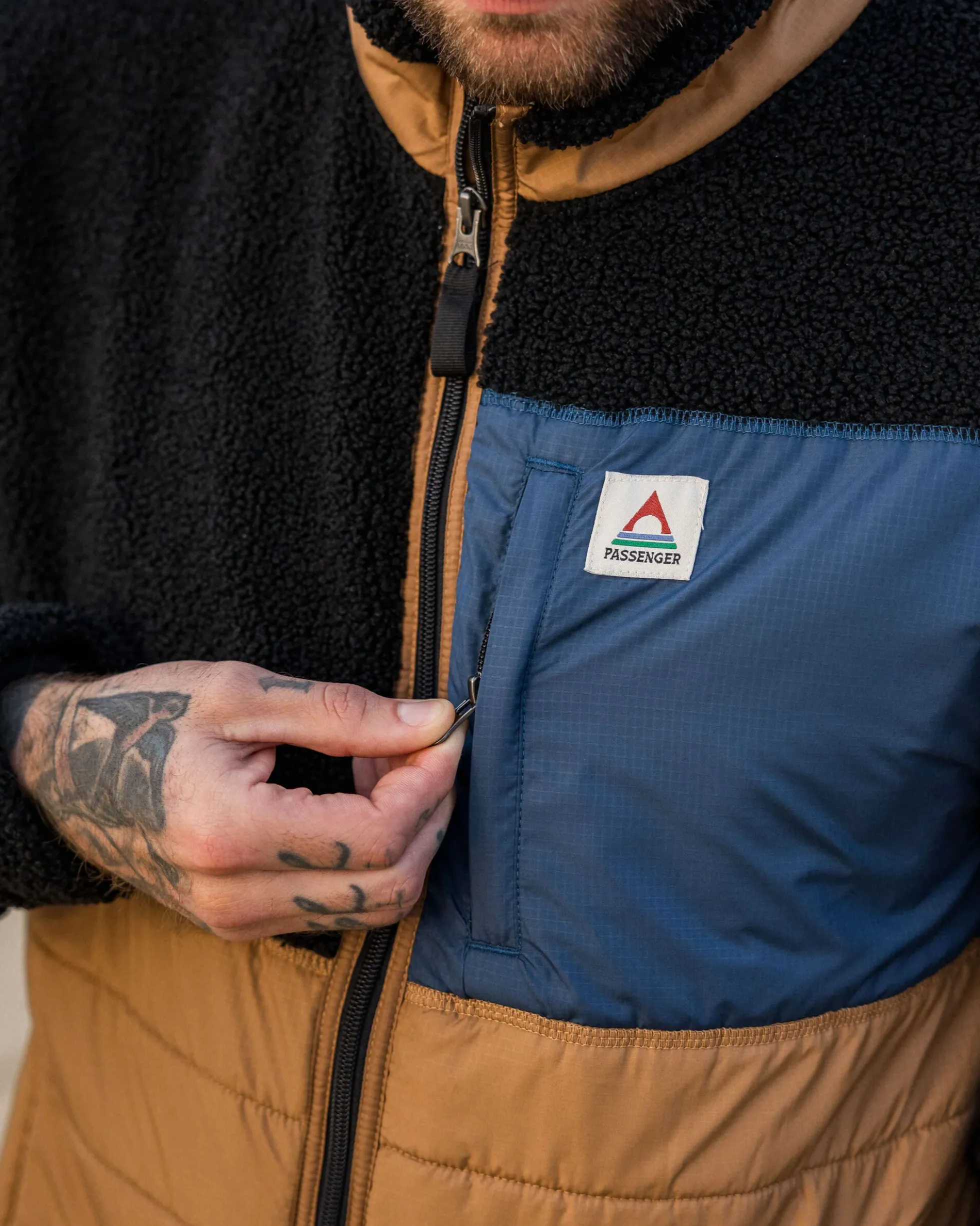 Men's Born Explorer Polar-Lined Sherpa Fleece