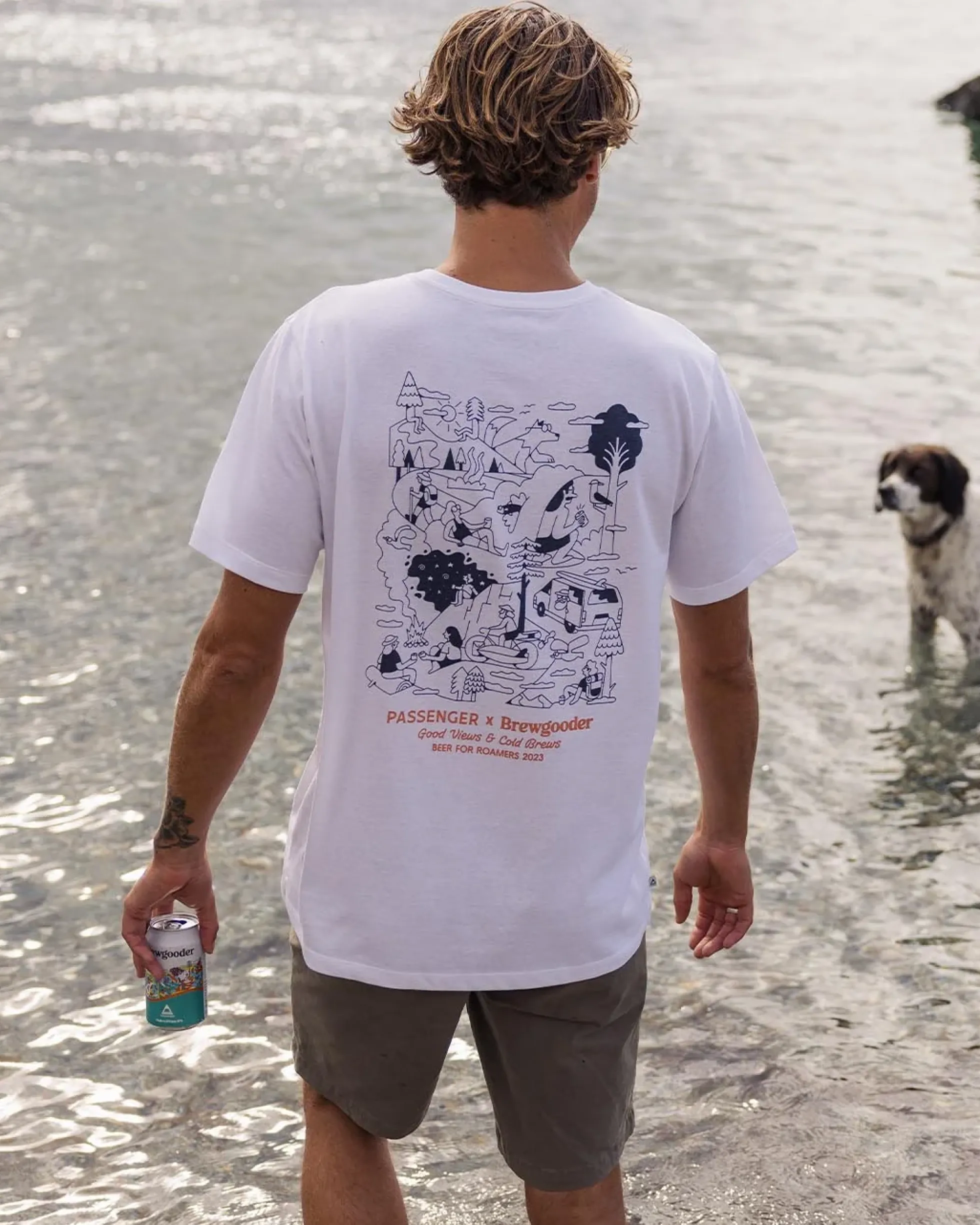 Men's Brews & Views T-Shirt Passenger X Brewgooder