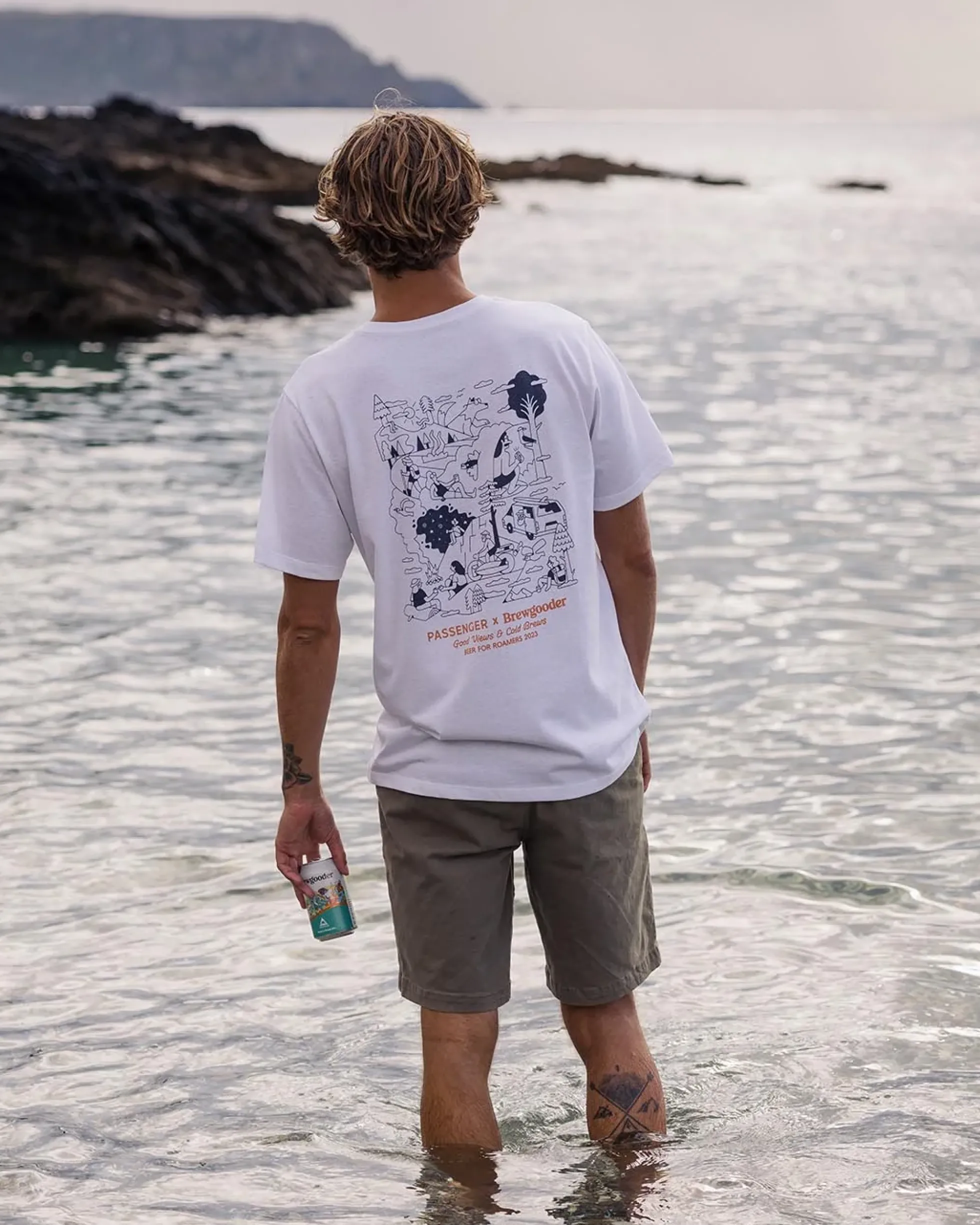 Men's Brews & Views T-Shirt Passenger X Brewgooder
