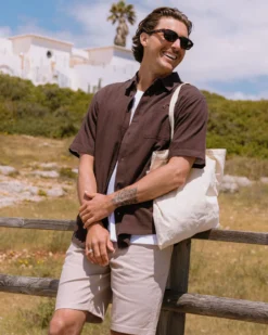 Men's Chill Textured Short Sleeve Shirt