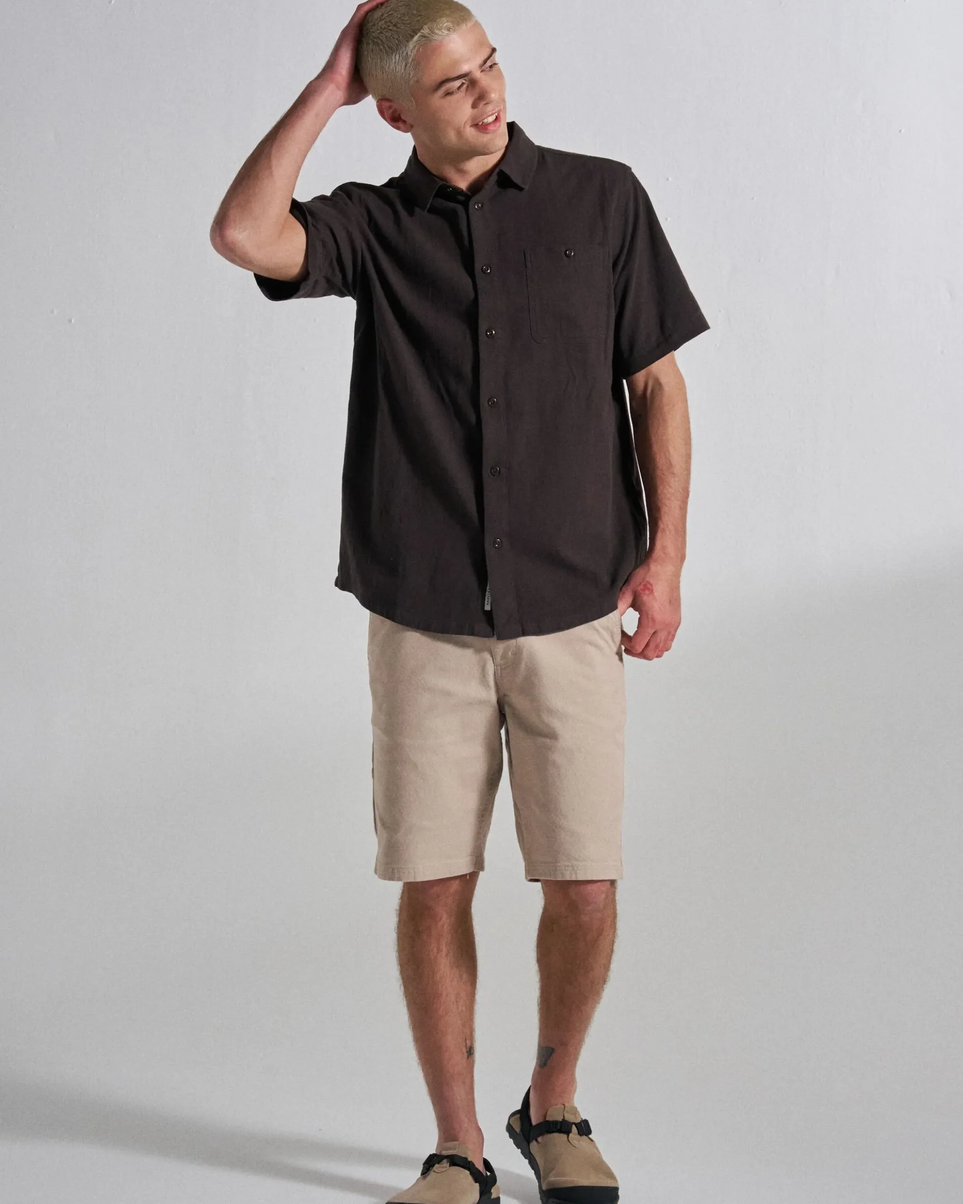 Men's Chill Textured Short Sleeve Shirt