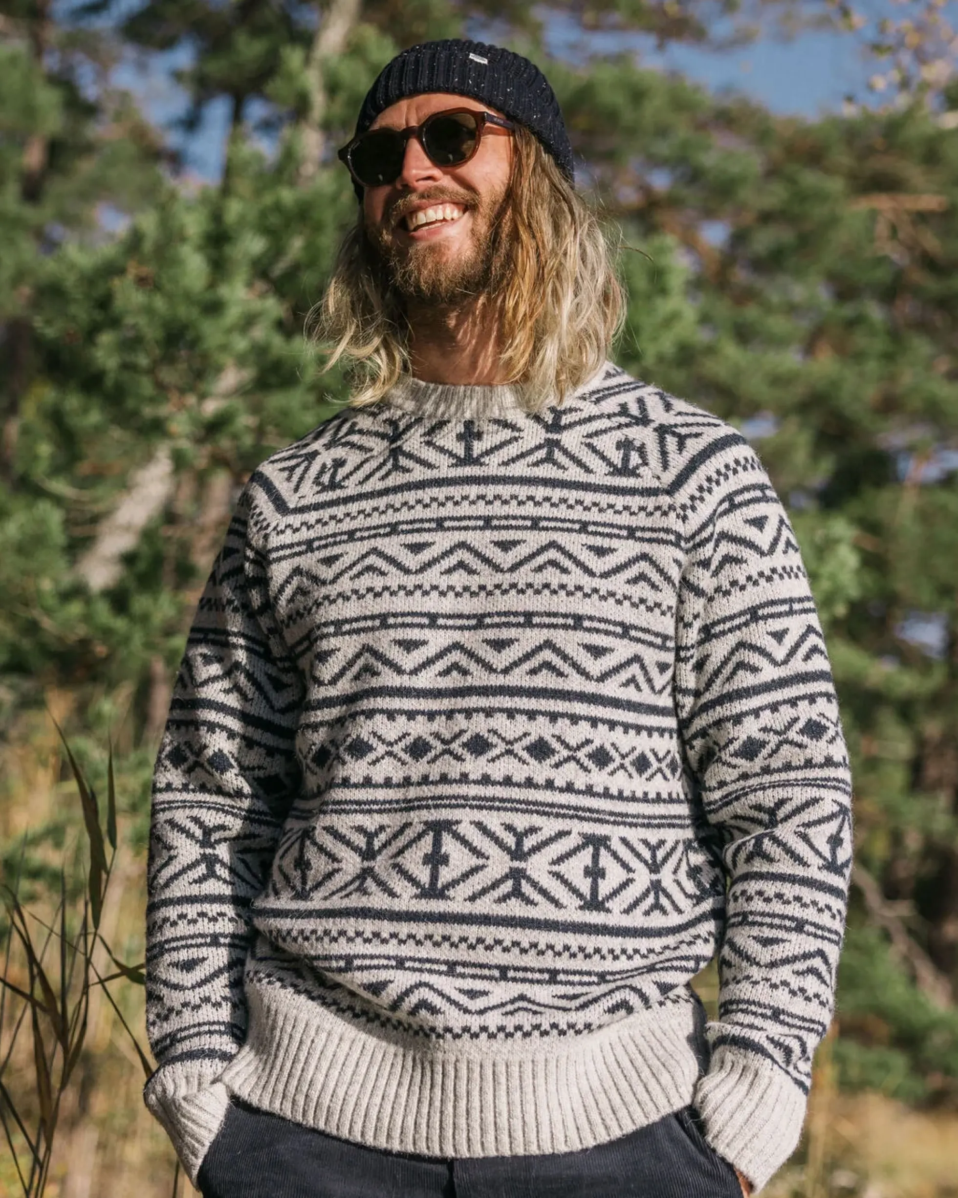 Men's Cutback Fairisle Knitted Jumper