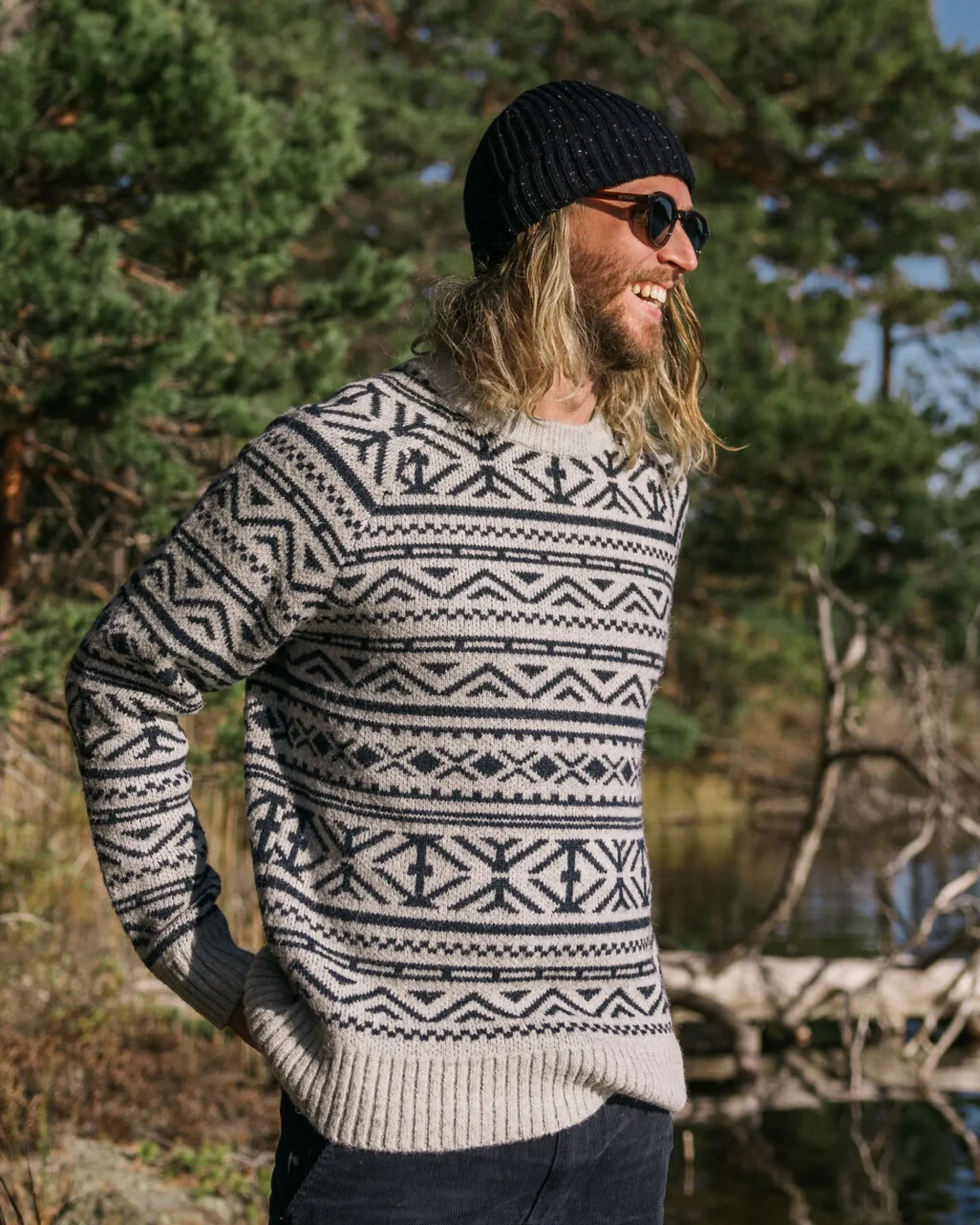 Men's Cutback Fairisle Knitted Jumper