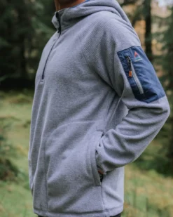 Men's Forestscape Grid Fleece Hoodie