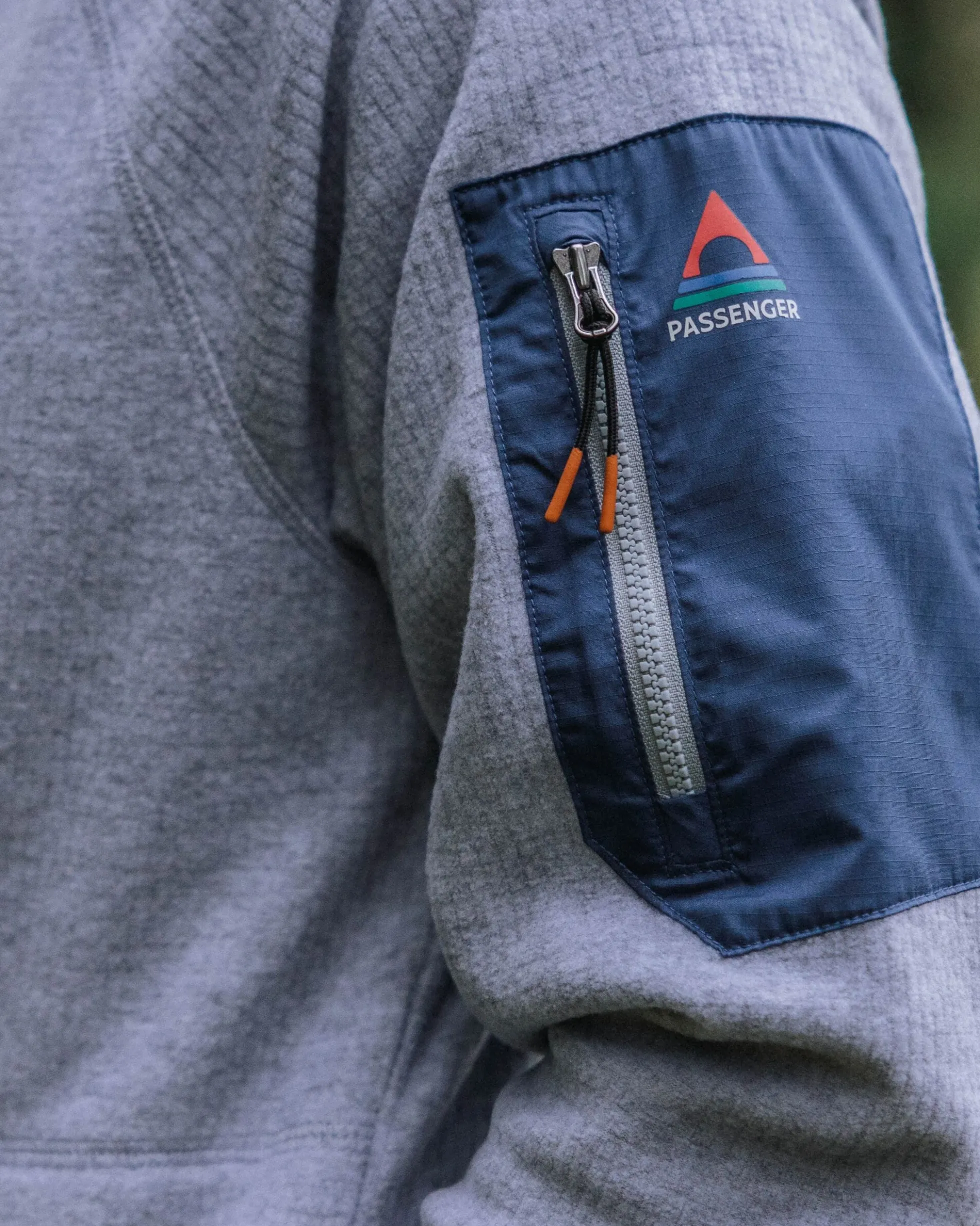 Men's Forestscape Grid Fleece Hoodie