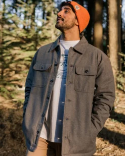 Men's Freestyle Sherpa-Lined Overshirt