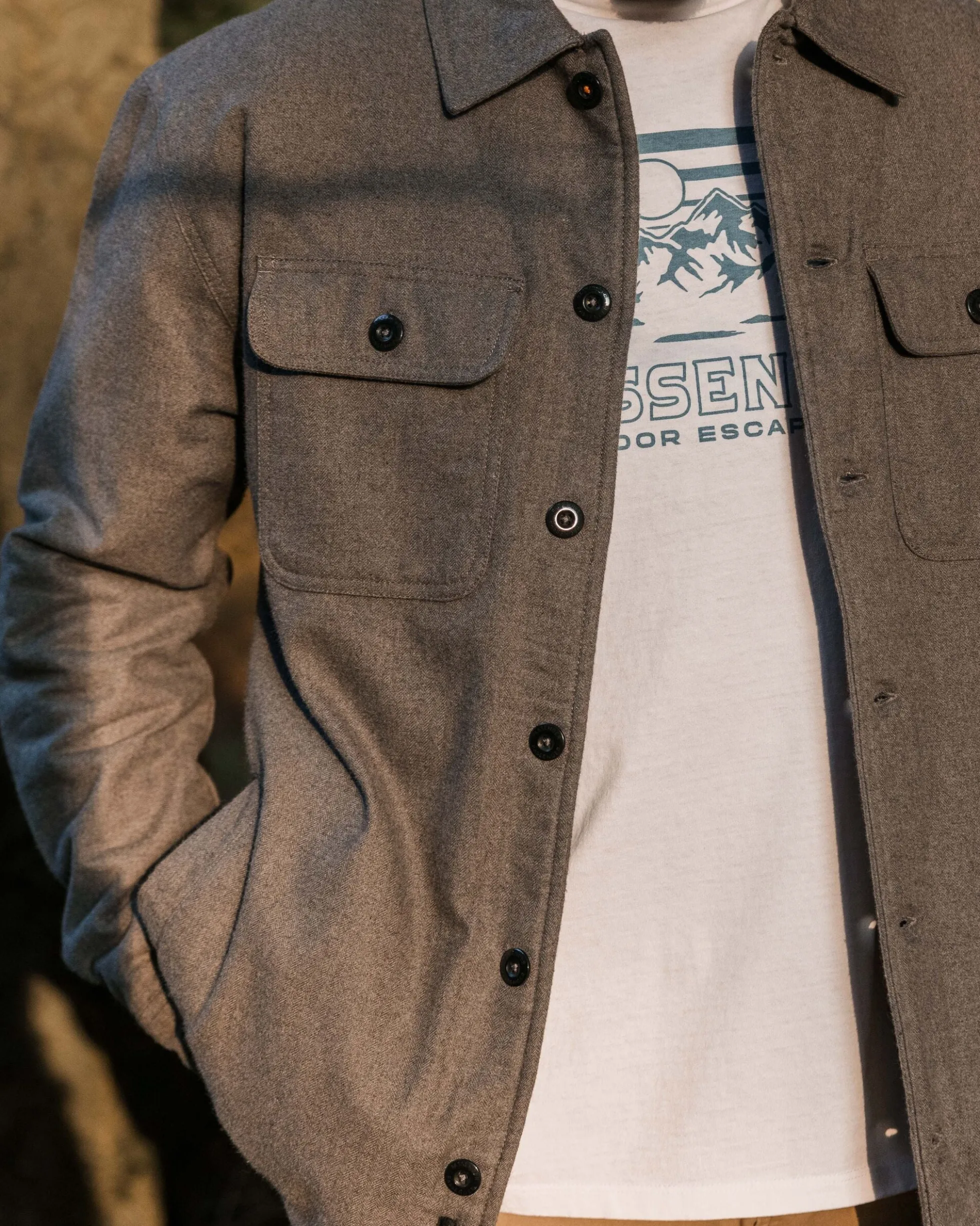 Men's Freestyle Sherpa-Lined Overshirt