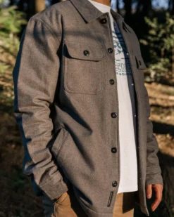 Men's Freestyle Sherpa-Lined Overshirt