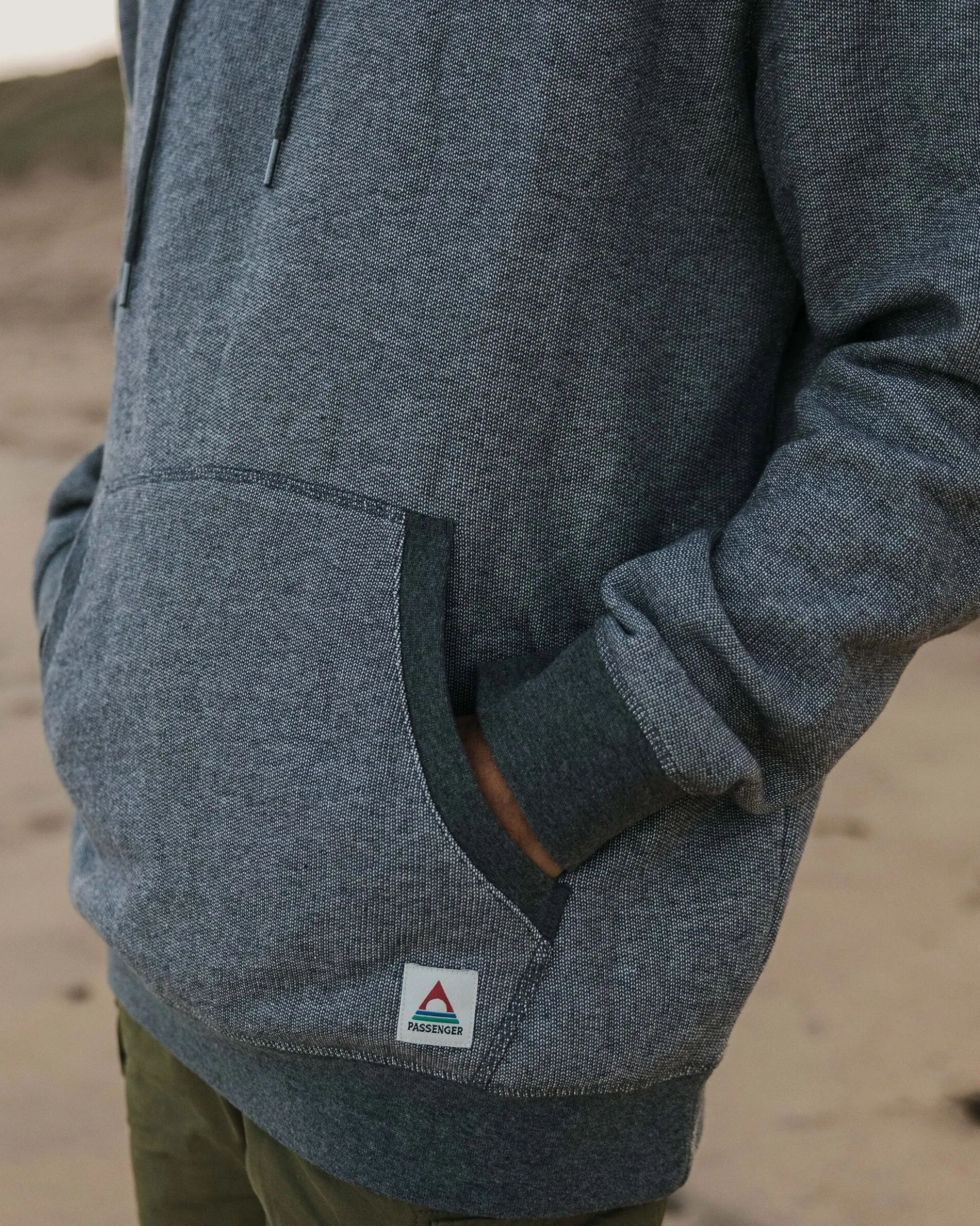 Men's Heritage Textured Relaxed Fit Hoodie