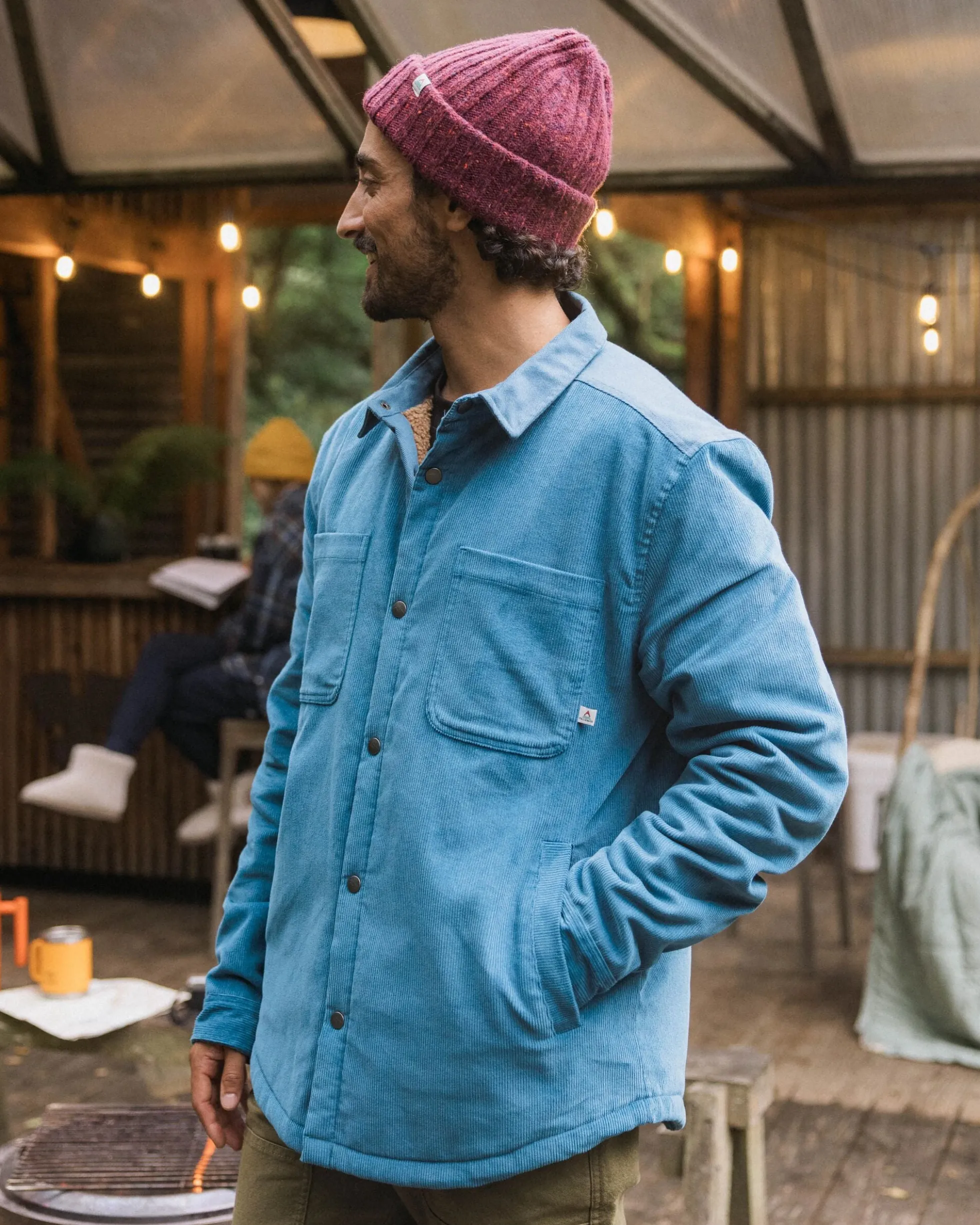 Men's Kodiak Sherpa Lined Cord Overshirt