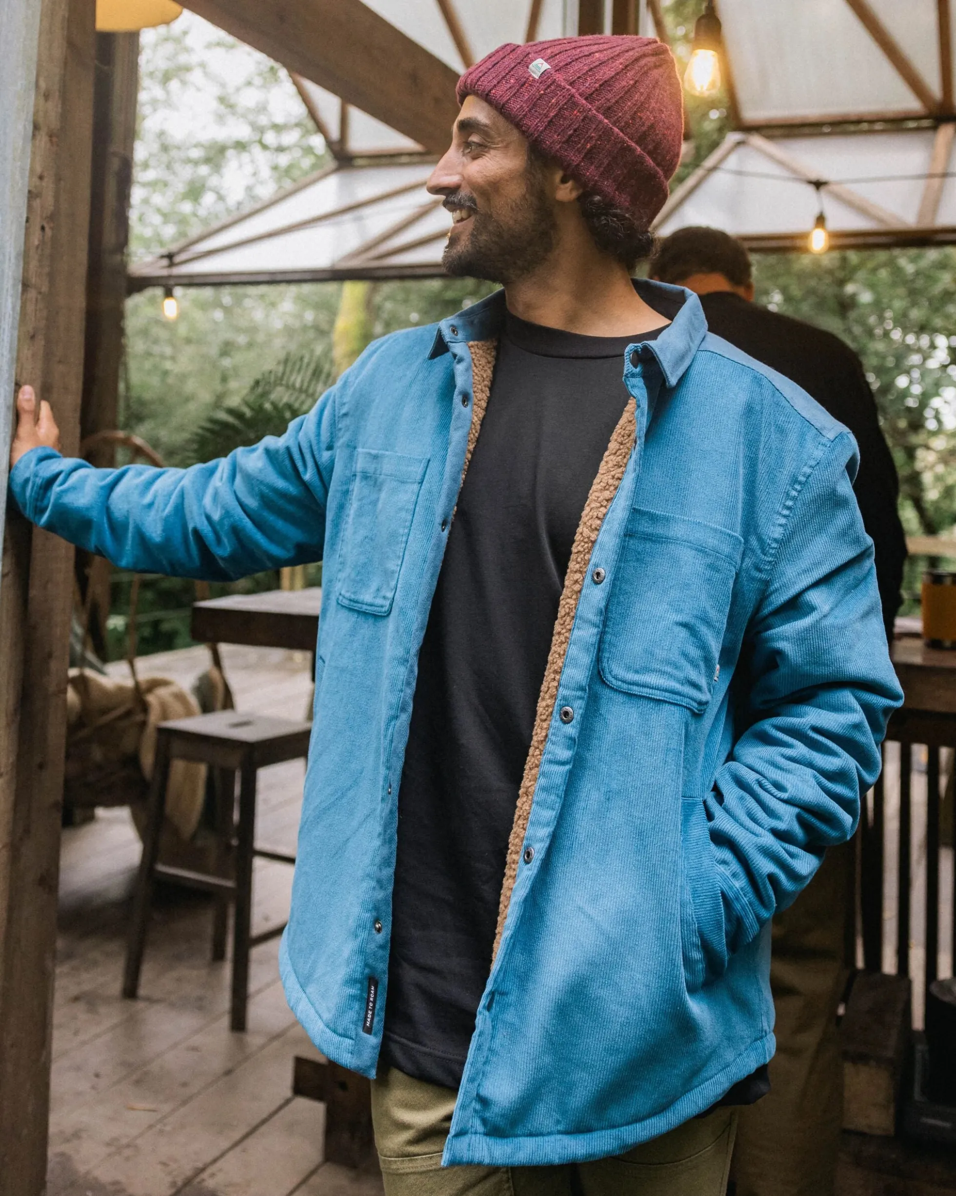 Men's Kodiak Sherpa Lined Cord Overshirt