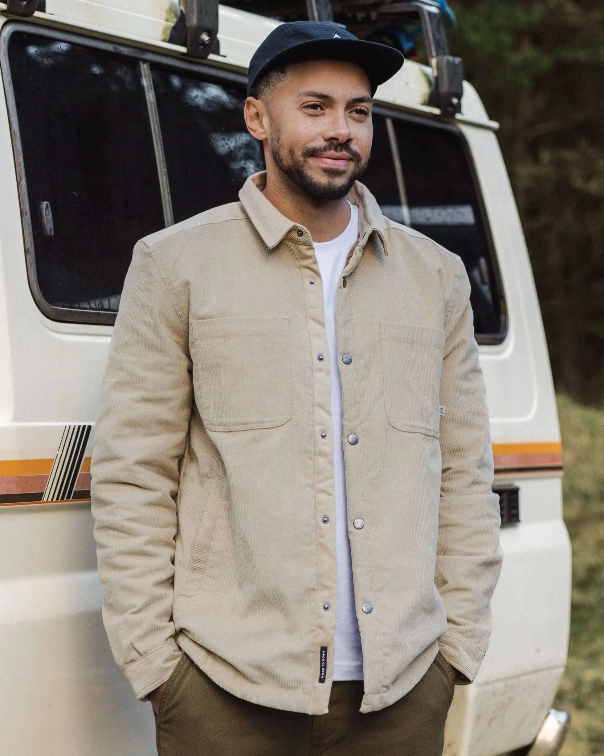 Men's Kodiak Sherpa Lined Cord Overshirt