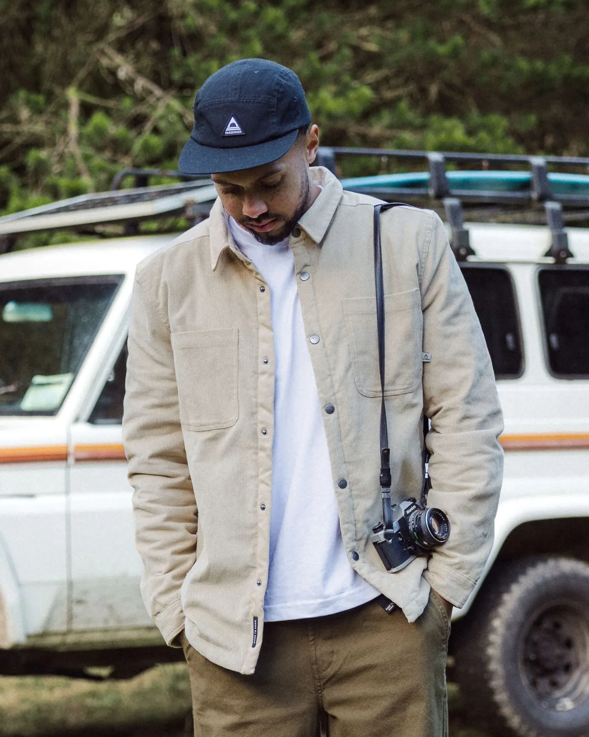 Men's Kodiak Sherpa Lined Cord Overshirt