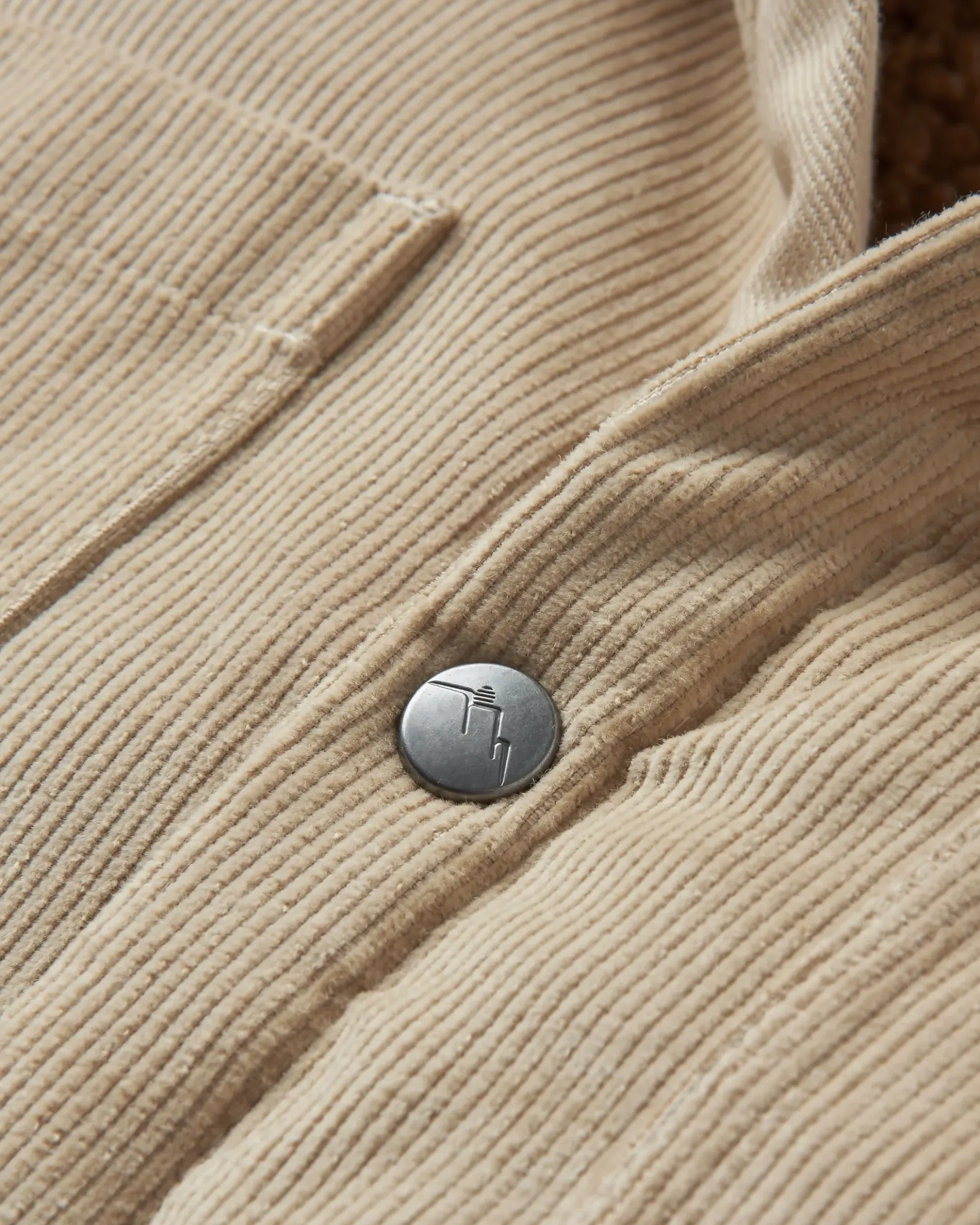 Men's Kodiak Sherpa Lined Cord Overshirt