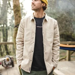 Men's Kodiak Sherpa Lined Cord Overshirt