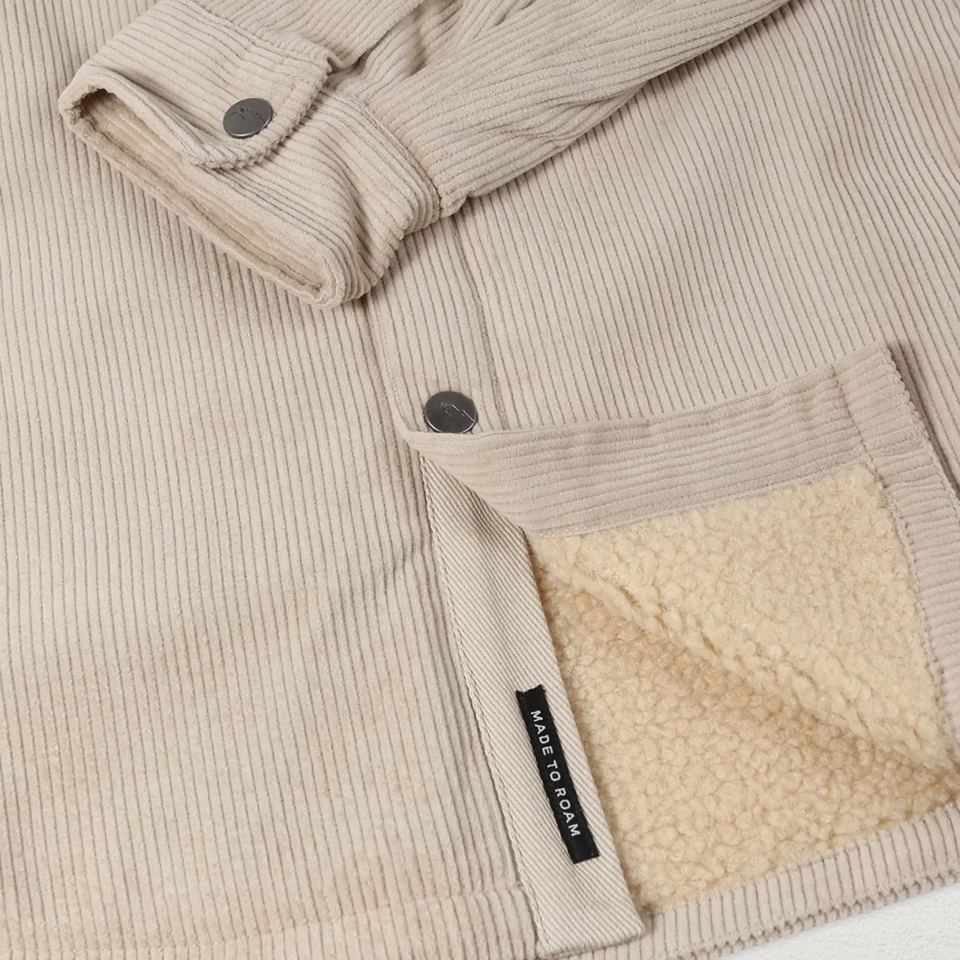 Men's Kodiak Sherpa Lined Cord Overshirt