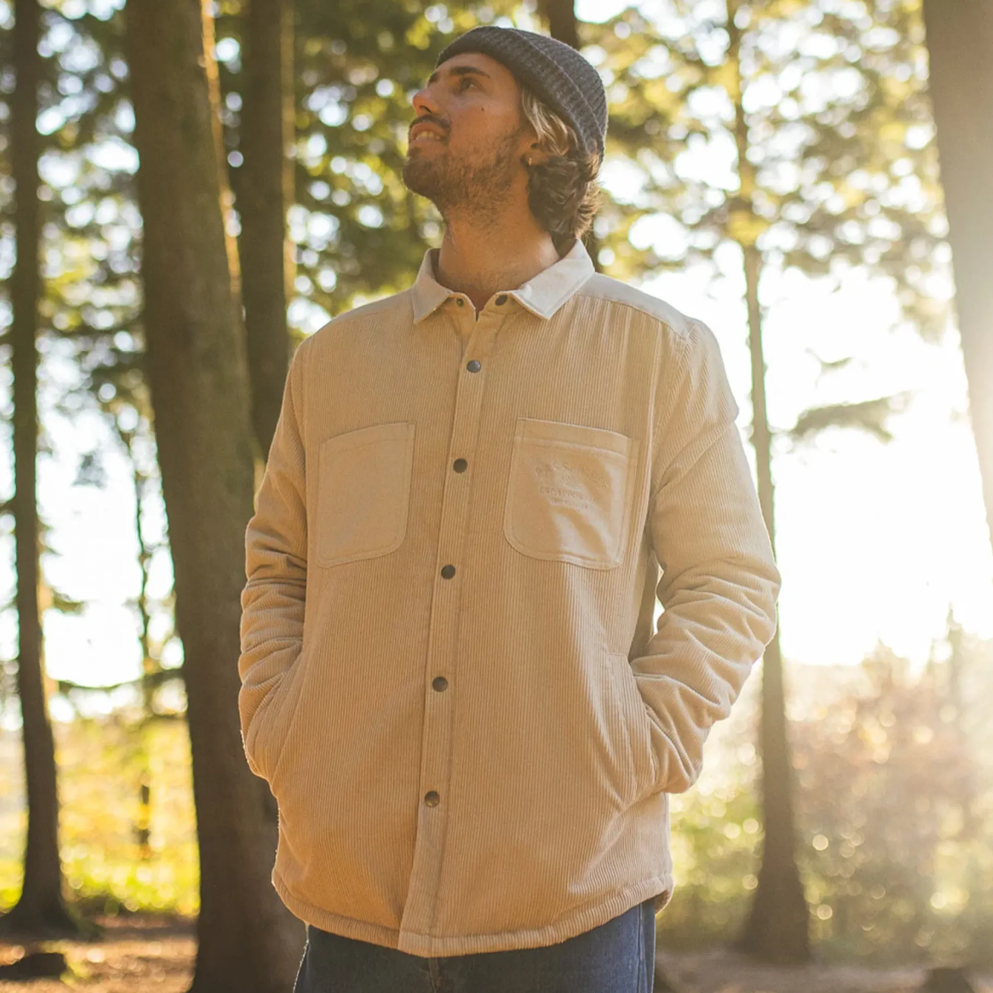 Men's Kodiak Sherpa Lined Cord Overshirt