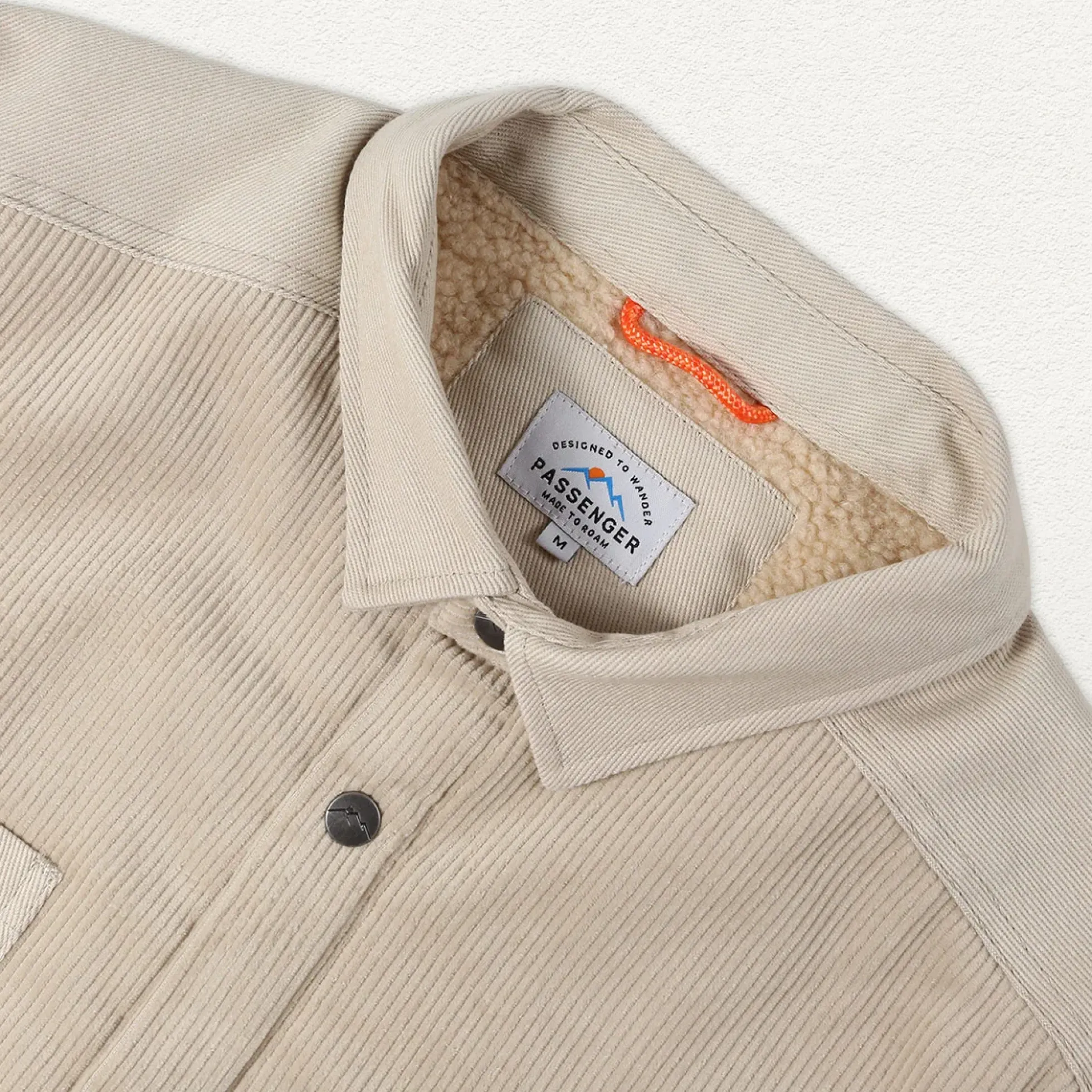 Men's Kodiak Sherpa Lined Cord Overshirt