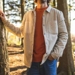Men's Kodiak Sherpa Lined Cord Overshirt