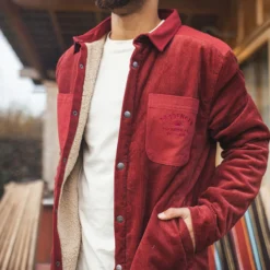 Men's Kodiak Sherpa Lined Cord Overshirt