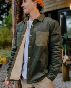 Men's Kodiak Sherpa Lined Cord Overshirt