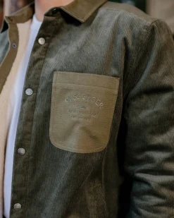 Men's Kodiak Sherpa Lined Cord Overshirt