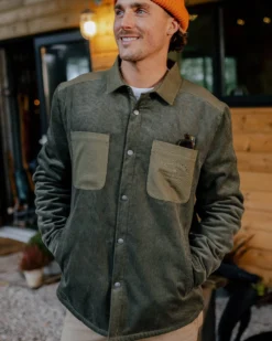 Men's Kodiak Sherpa Lined Cord Overshirt