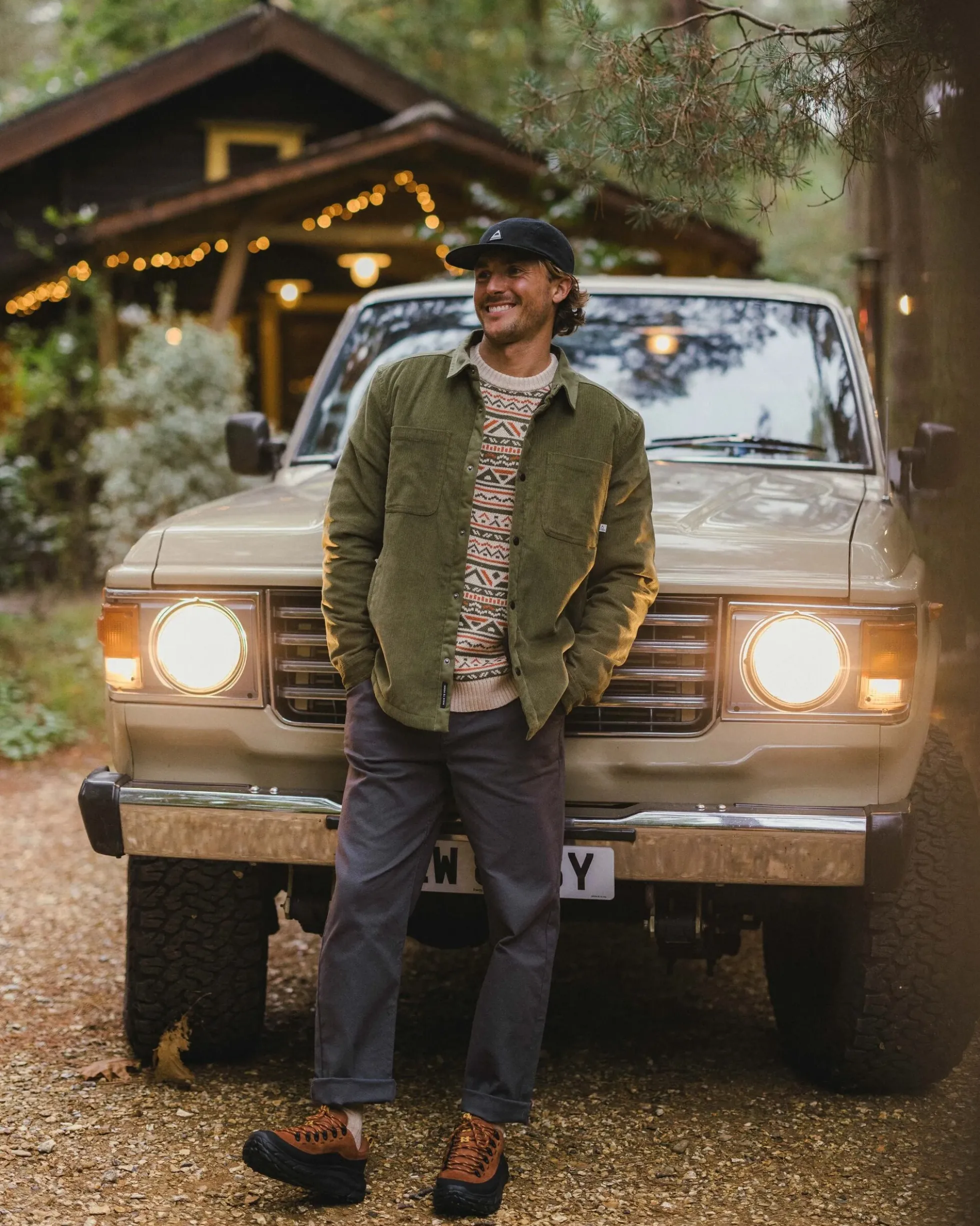 Men's Kodiak Sherpa Lined Cord Overshirt