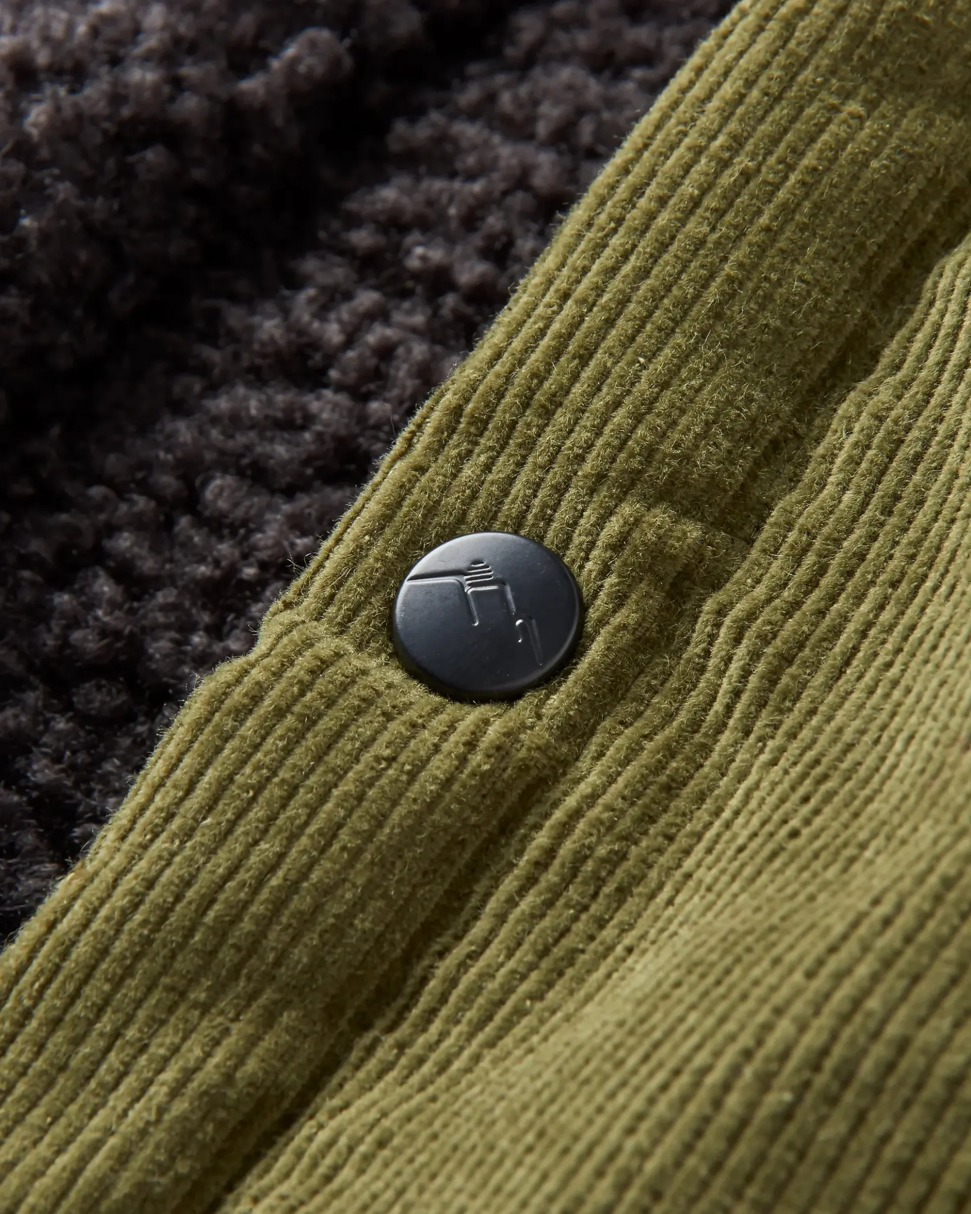 Men's Kodiak Sherpa Lined Cord Overshirt