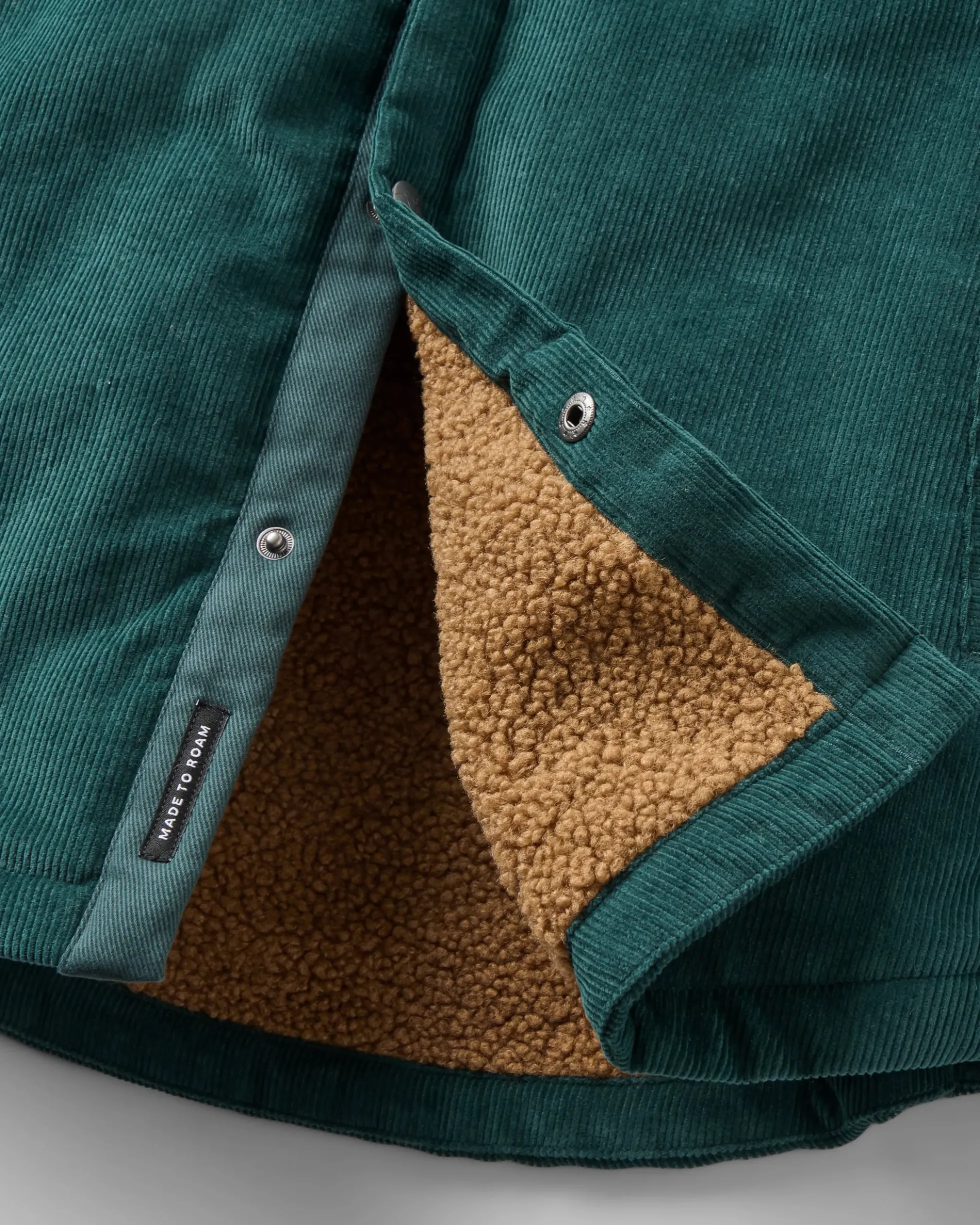 Men's Kodiak Sherpa Lined Cord Overshirt
