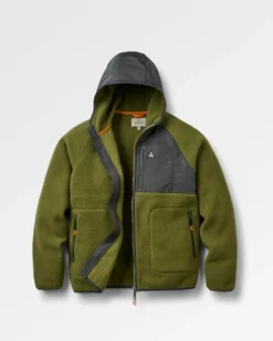 Men's Offgrid Full Zip Hooded Sherpa Fleece