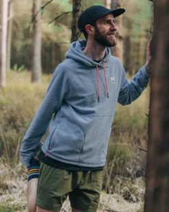 Men's Point Grid Polar Fleece Hoodie