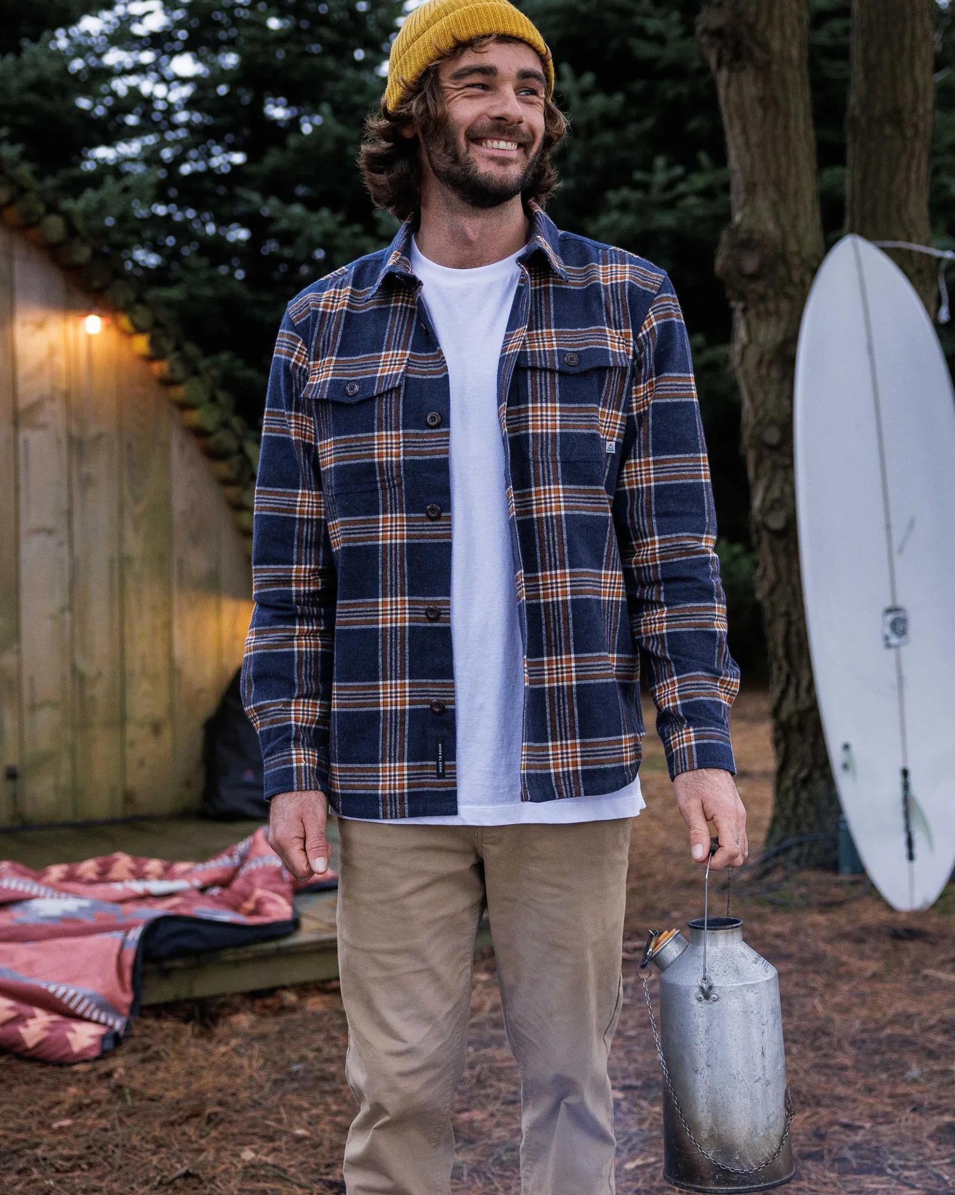 Men's Rustic Organic Cotton Heavyweight Overshirt