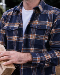 Men's Rustic Organic Cotton Heavyweight Overshirt