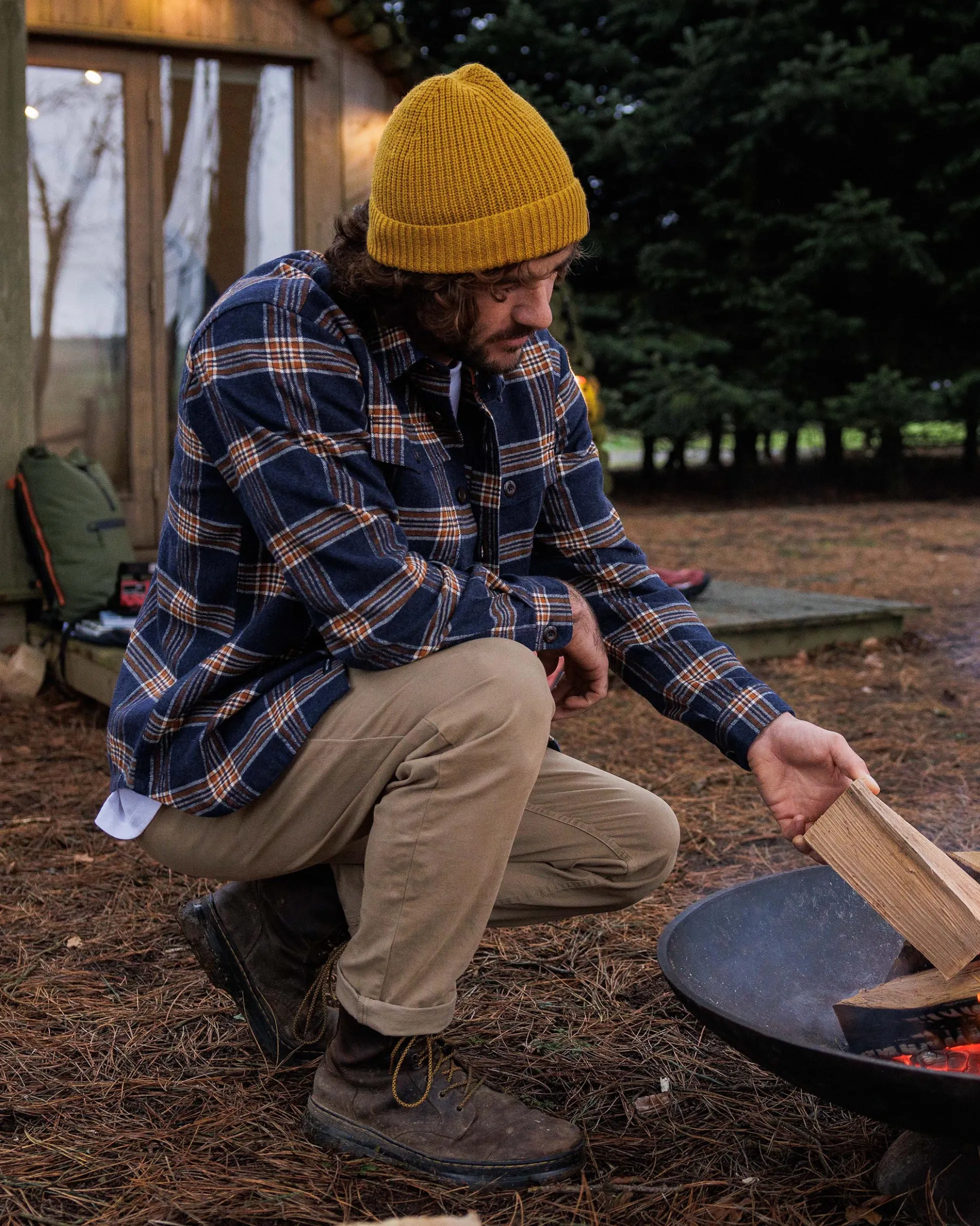 Men's Rustic Organic Cotton Heavyweight Overshirt
