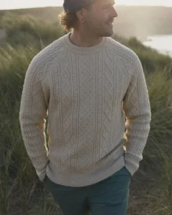 Men's Sandbar Cable Knitted Jumper