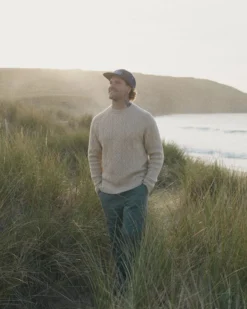 Men's Sandbar Cable Knitted Jumper