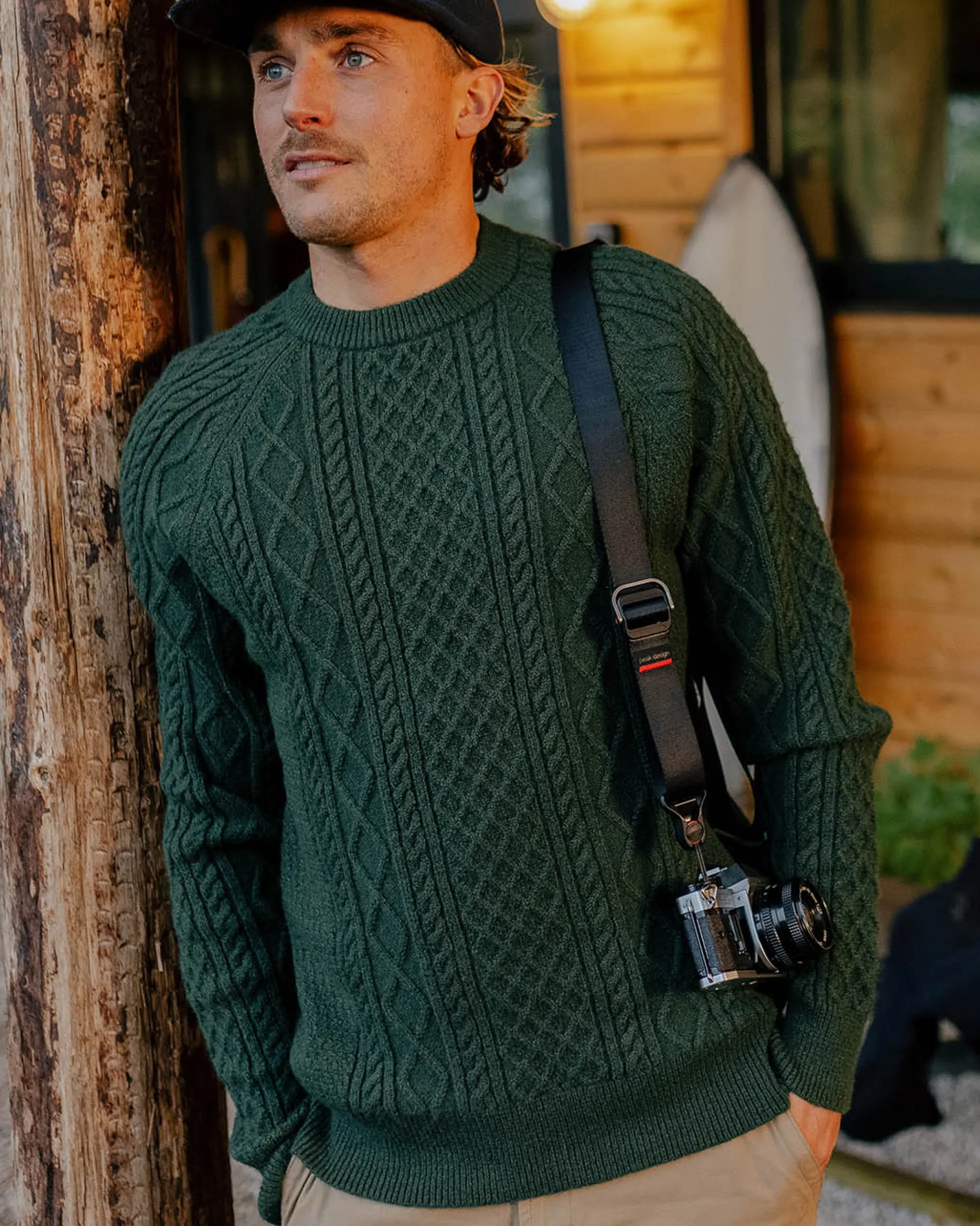 Men's Sandbar Cable Knitted Jumper