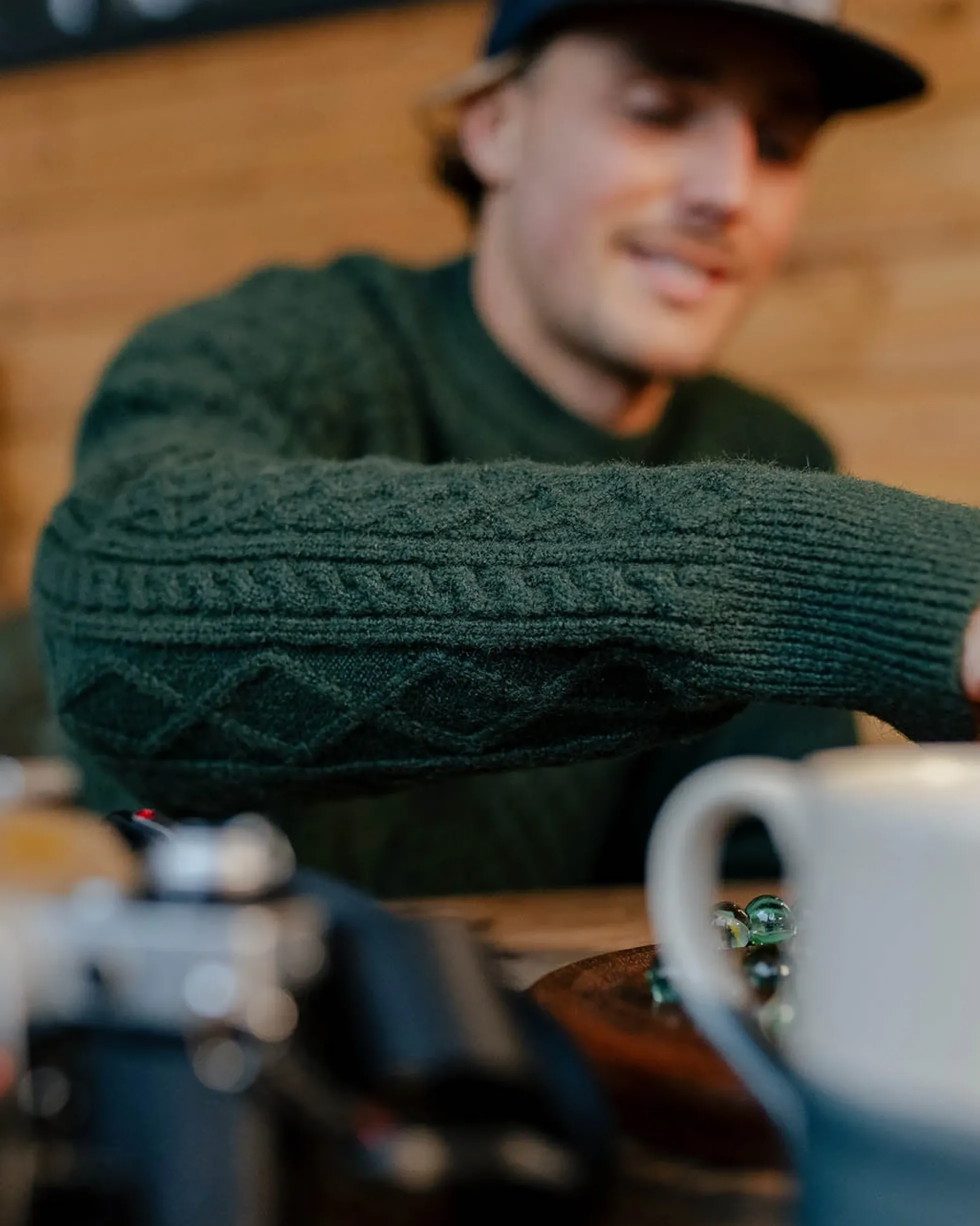 Men's Sandbar Cable Knitted Jumper