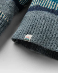 Men's Seafoam Patterned Knitted Jumper