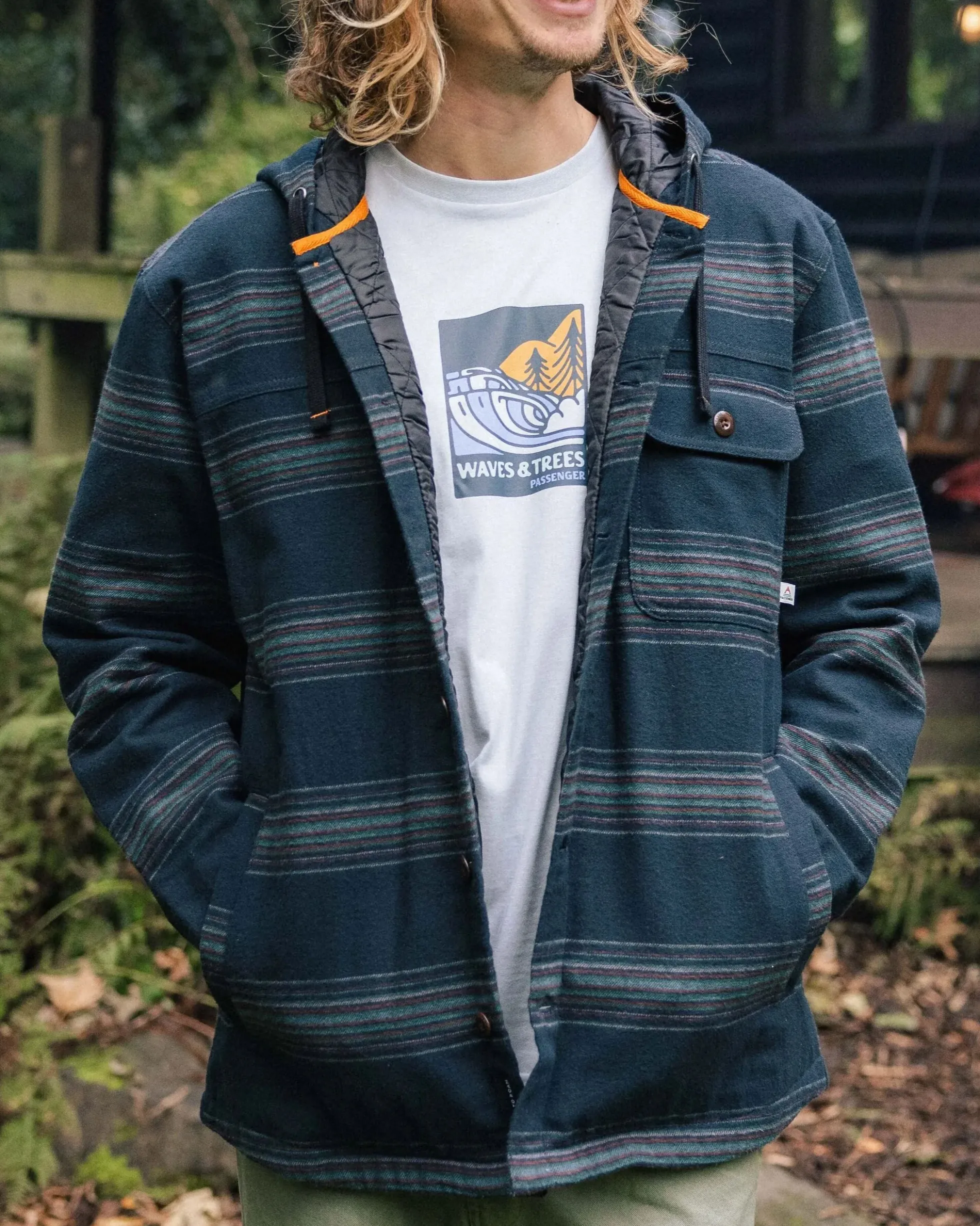 Men's Sherwood Check Hooded Overshirt