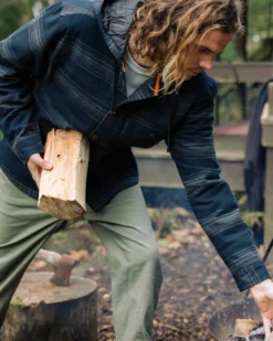 Men's Sherwood Check Hooded Overshirt