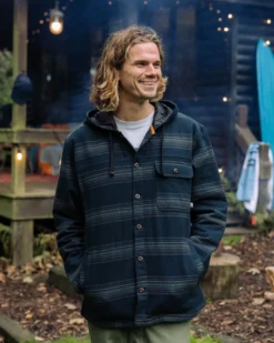 Men's Sherwood Check Hooded Overshirt