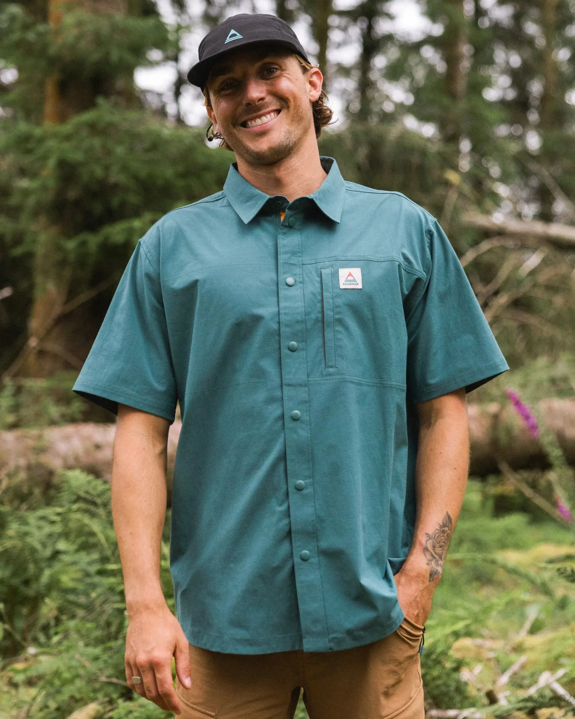 Men's Traveller Short Sleeve Stretch Shirt